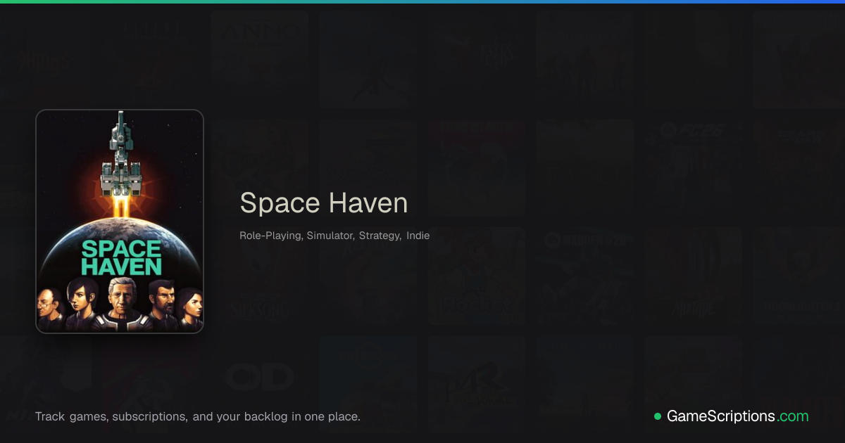 Space Haven | GameScriptions