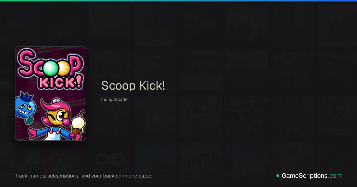 Scoop Kick! | GameScriptions