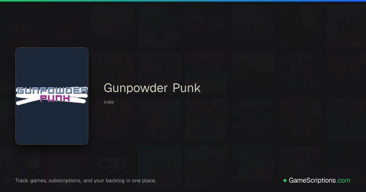 Gunpowder Punk | GameScriptions