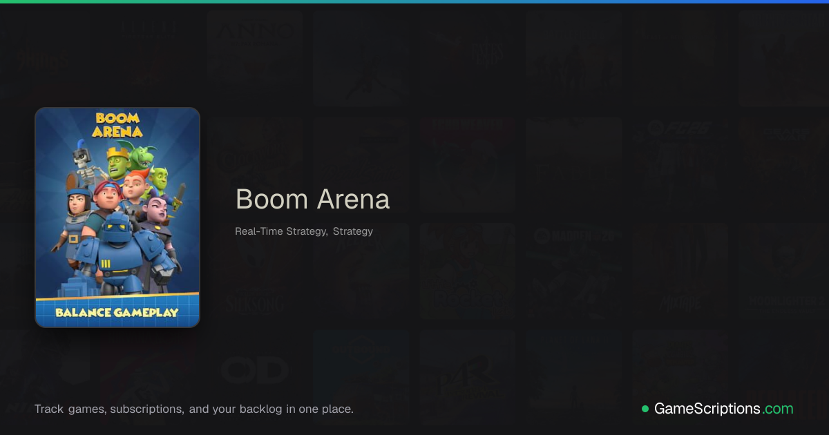 Boom Arena | GameScriptions