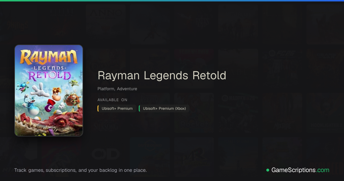 Rayman Legends Retold | GameScriptions